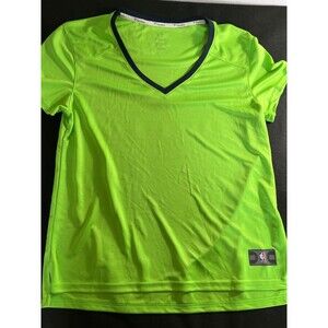 NBA Authentics V-Neck Short Sleeve Pullover Fanatics T-Shirt Women's XL Green